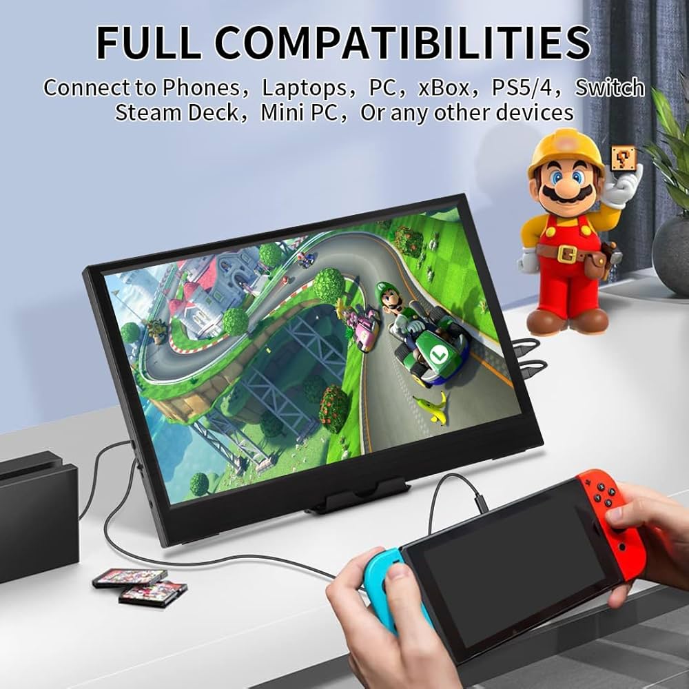 Amazon.com: Magedok 11.6 Inch Portable Monitor, 1366x768 HD